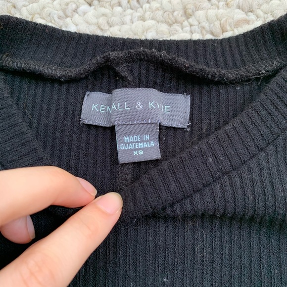 Kendall & Kylie Cold Shoulder Crop Top - Picture 3 of 7